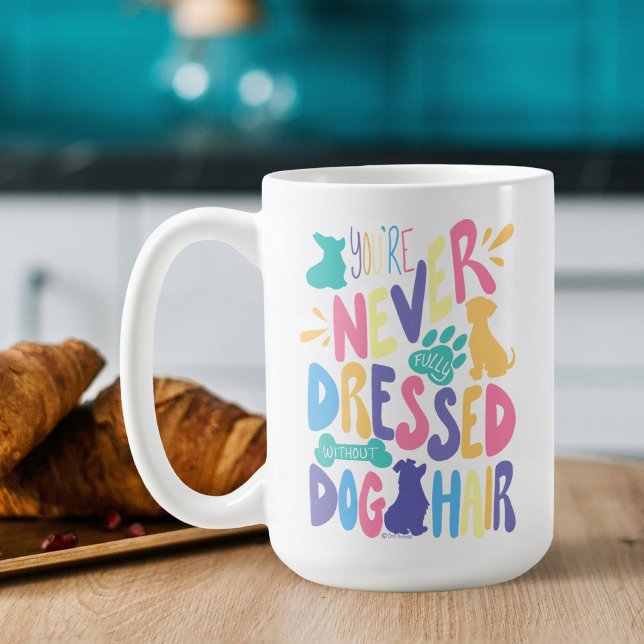 Caneca De Café Você Nunca Está Totalmente Vestido Sem Cabelo de C (Criador carregado)