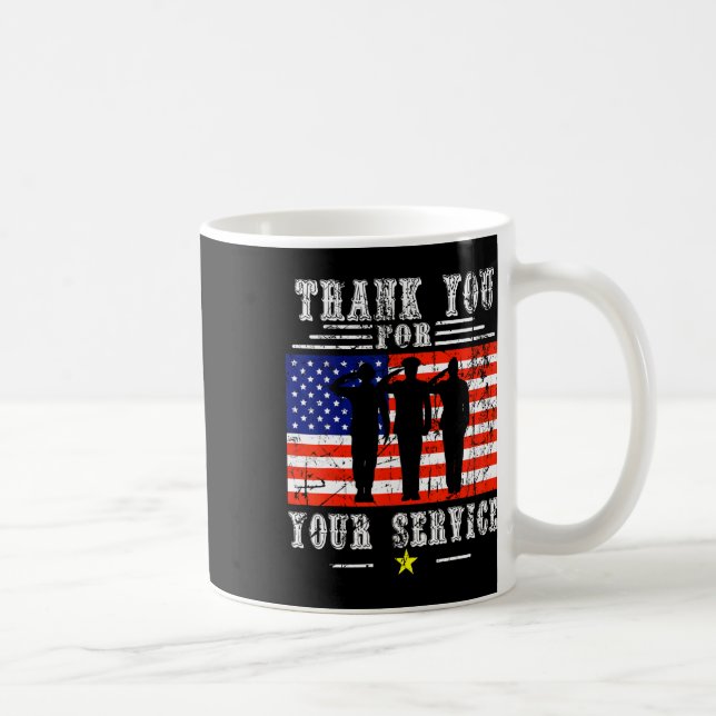Caneca De Café Você Para Seus Serviços Patriótico - Dia Dos Veter (Direita)