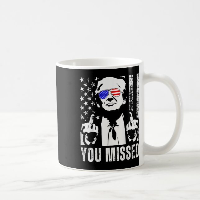 Caneca De Café Você Perdeu Trump 2024 American Flag (Direita)