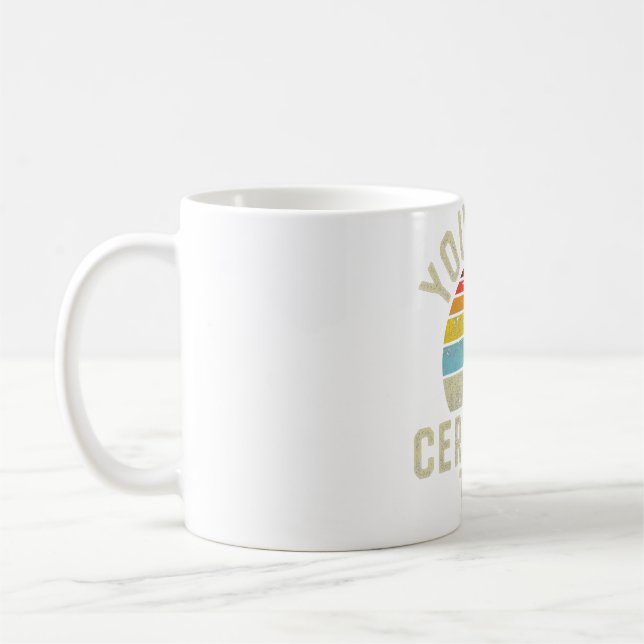 Caneca De Café Você pode certamente experimentar D20 Dice Engraça (Esquerda)