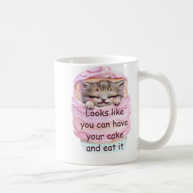 Caneca De Café Você pode comer e comer (Direita)