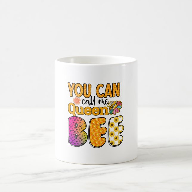 Caneca De Café Você Pode Me Chamar De Rainha Bee (Centro)