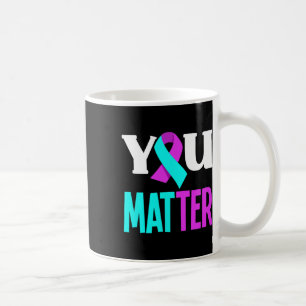 Caneca De Café Você Problema Apoia A Sensibilização Para A Preven