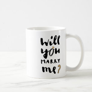 Caneca De Café Você quer casar comigo