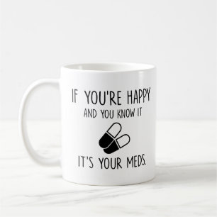 Caneca De Café Você sabe que são seus remédios, medina estudante