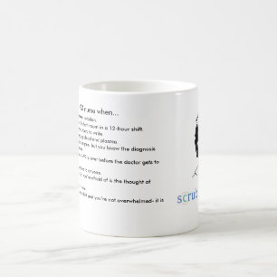Caneca De Café Você sabe que você é uma enfermeira de ICU quando…