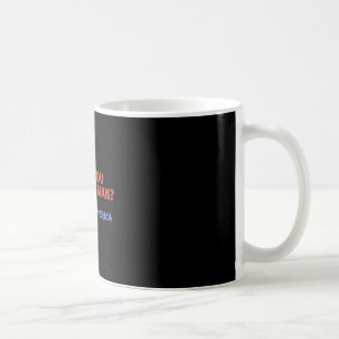 Caneca De Café Você se Cala Homem - América Joe Biden Donald Tr