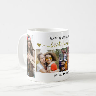 Caneca De Café Você Será A Colagem Fotográfica Da Minha Brides