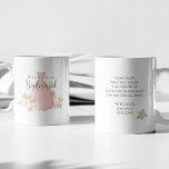 Caneca De Café Você será a minha Bridesmaid Blush Watercolor<br><div class="desc">Você será minha dama de Bridesmaid? Um na moda de com uma design de tipografia moderna com uma elegante formulação de pedido para uma festa noiva, um bonito informal, mas elegante, que pergunta a dama de honra. Uma maneira moderna de pedir a dama de honra. Apresentando um testamento que você...</div>