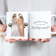 Você será minha dama de Bridesmaid? Meninas Em Pal