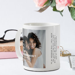Caneca De Café Você Será Minha Dama de Honra? 2 Foto