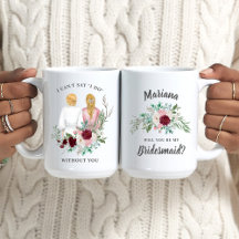 Você será minha Dama de Honra? Meninas Em Robes Fl