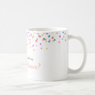 Caneca De Café Você será minha Madrinha de casamento Festiva Conf