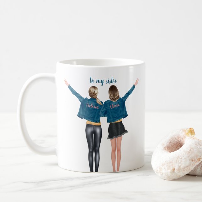 Caneca De Café Você será minha mãe de honra Mug? (Com Donut)
