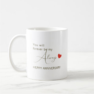 Caneca De Café Você Será Para Sempre Meu Sempre – Amor Romântico