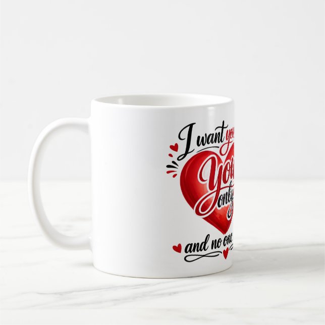 Caneca De Café Você Somente ❤️ (Esquerda)