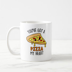 Caneca De Café Você tem uma pizza, meu coração, doce Pizza