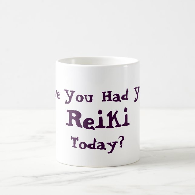 Caneca De Café Você Teve Reiki Hoje? (Centro)