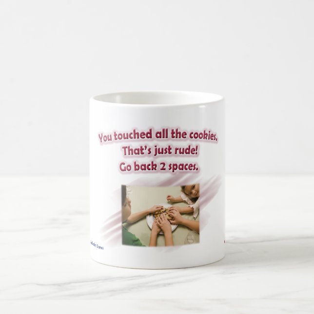 Caneca De Café Você tocou em todos os biscoitos! (Centro)