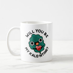 Caneca De Café Você Vai Ser Meu Namorados De Veggie Engraçado? 