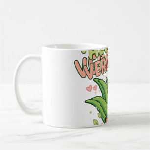 Caneca De Café Você Vera Muito Cute Planta Punção Aloe
