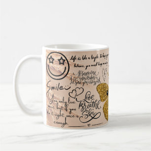 CANECA DE CAFÉ VOCÊ VIVE APENAS UMA VEZ