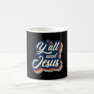 Caneca De Café Vocês Precisam de Jesus Presente Cristão Engraçado