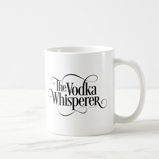 Caneca De Café Vodka Whisperer (Direita)