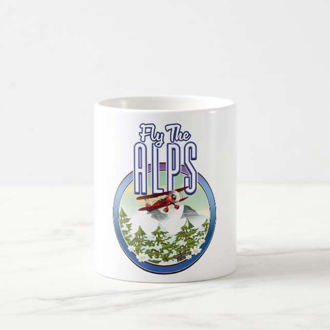 Caneca De Café Voe Os Alpes (Centro)