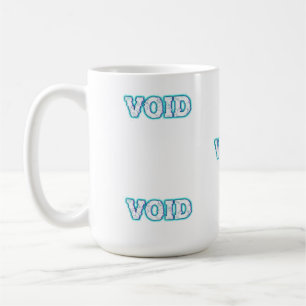 Caneca De Café VOID//CRACKED: Entre no Abismo Elétrico