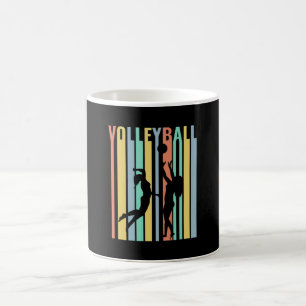 Caneca De Café Volei Volei de Praia Retro