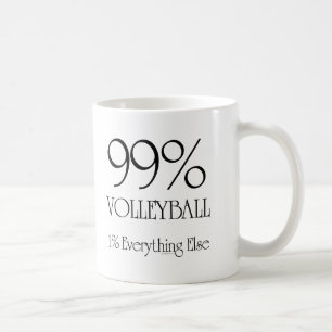 Caneca De Café Voleibol de 99%