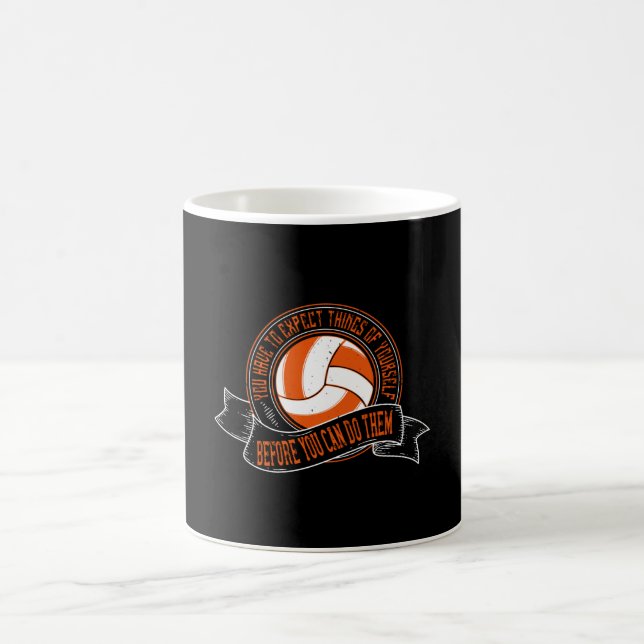 Caneca De Café Voleibol - Você Tem Que Esperar Coisas De Si Mesmo (Centro)