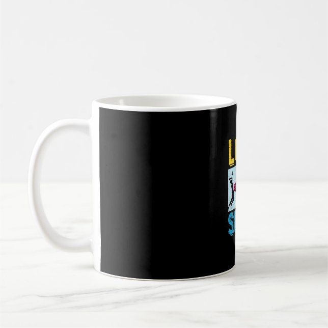 Caneca De Café Volleyball Player | Love At First Spike (Esquerda)