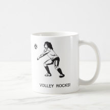 VOLLEYBALL ROCKS!Mug De Café