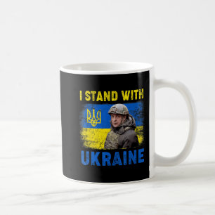 Caneca De Café Volodymyr Zelensky I Stand Com A Ucrânia Ucraniana