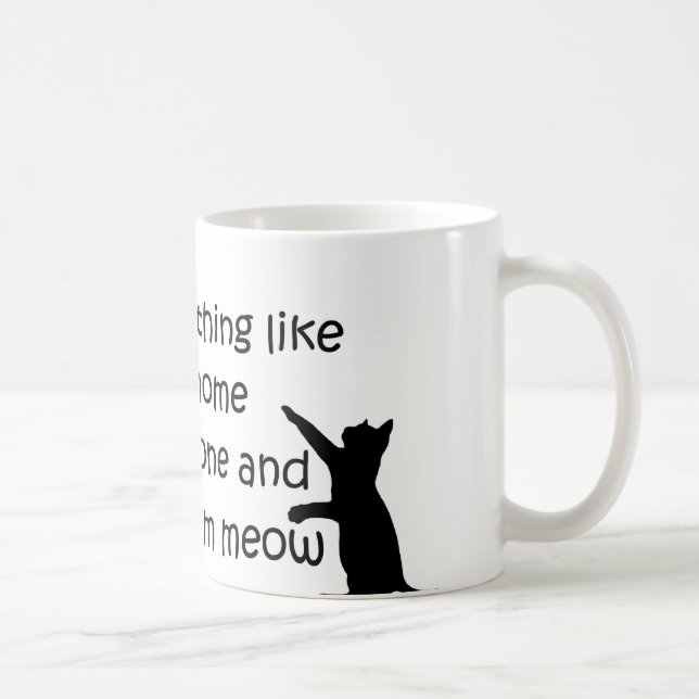 Caneca De Café Voltando para Casa com um Gato (Direita)