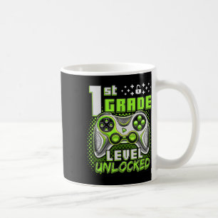 Caneca De Café Voltar às Aulas Meninos da 1ª Série Gamer Primeiro