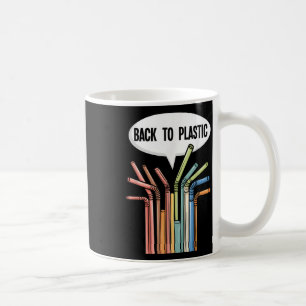 Caneca De Café Voltar às Palhetas de Plástico Presidente Trump Or