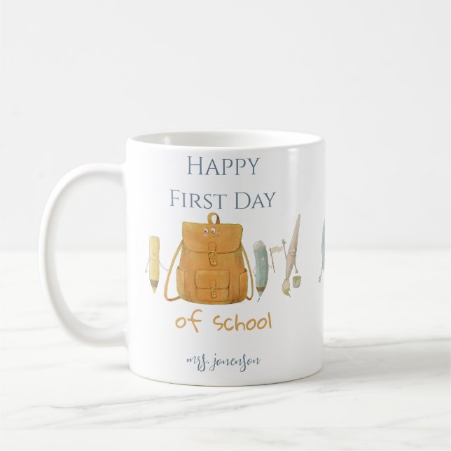 Caneca De Café Voltar para Amigos da Escola (Esquerda)