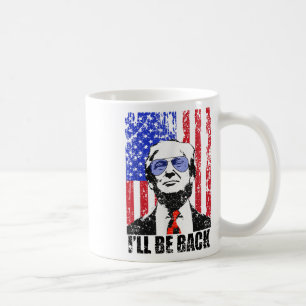 Caneca De Café Voltarei Engraçado Cotação Trump 2024 de julho 4 d