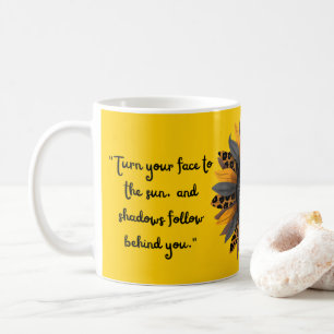 Caneca De Café volte seu rosto para o sol
