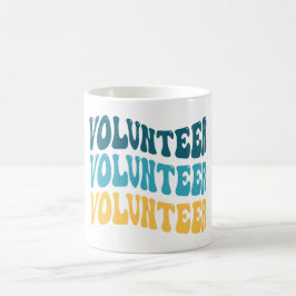 Caneca De Café Voluntariado retrô