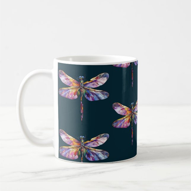 Caneca De Café Voo das Dragonflies v.2 (Esquerda)