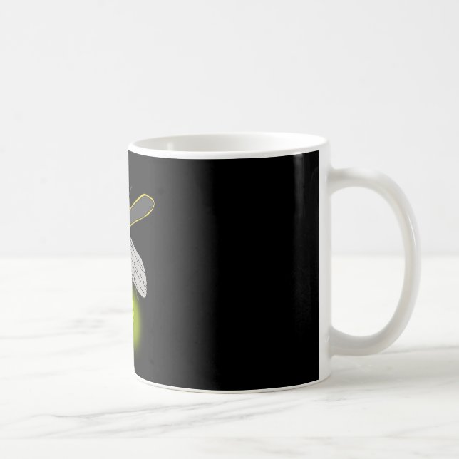 Caneca De Café voo de inseto relâmpago aceso (Direita)