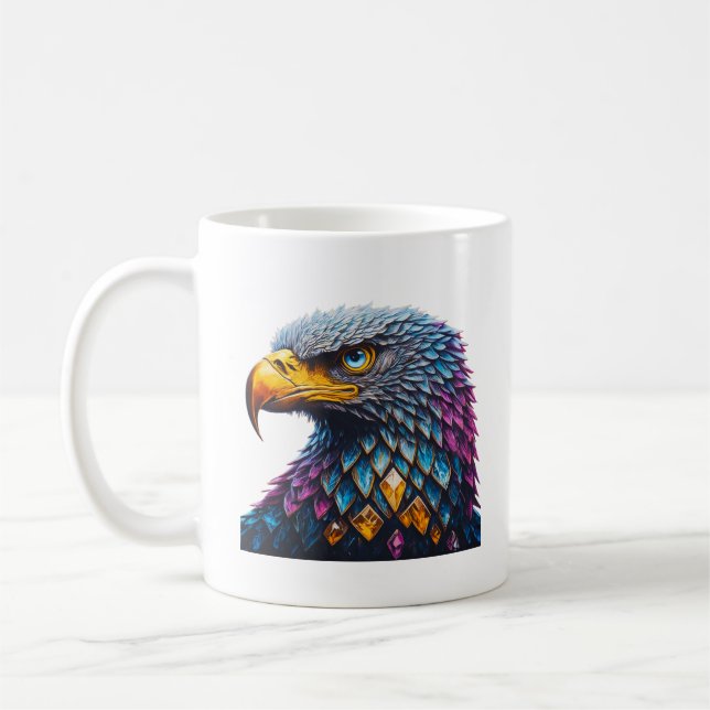 Caneca De Café Voo Majestoso: Crystal Eagle Mug (Esquerda)