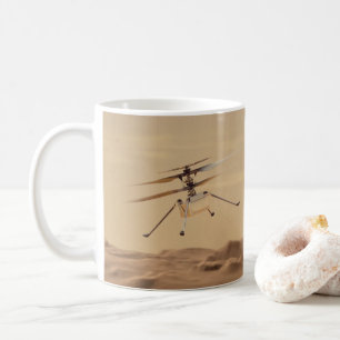 Caneca De Café Voo Mars Ingenuity Helicopter