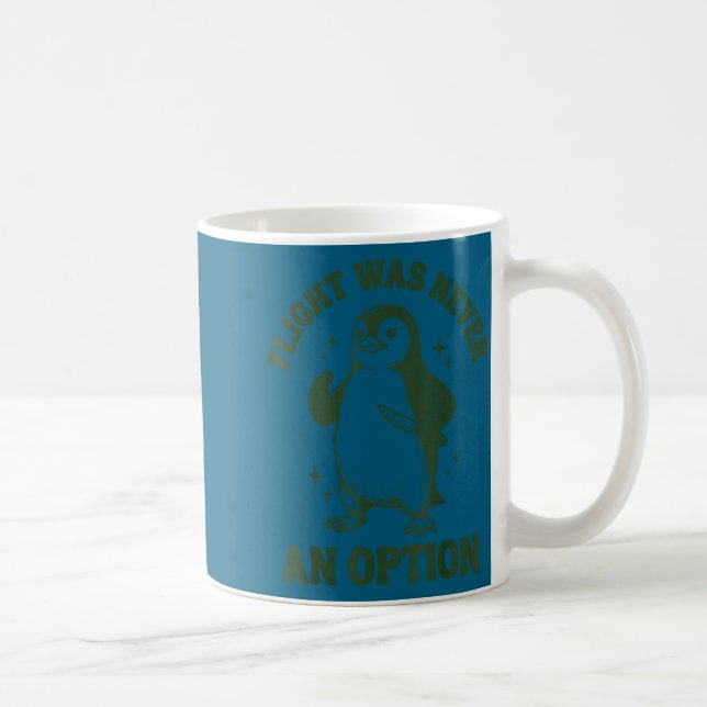 Caneca De Café Voo nunca foi uma opção  (Direita)