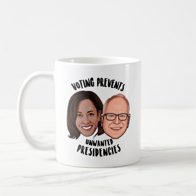 Caneca De Café Votação Impede Presidências Indesejadas (Esquerda)