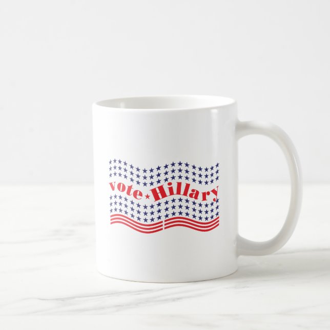 Caneca De Café votação na hillary (Direita)